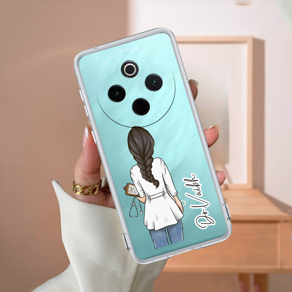 Doctor Customized Transparent Silicon Case For Vivo T4 5G