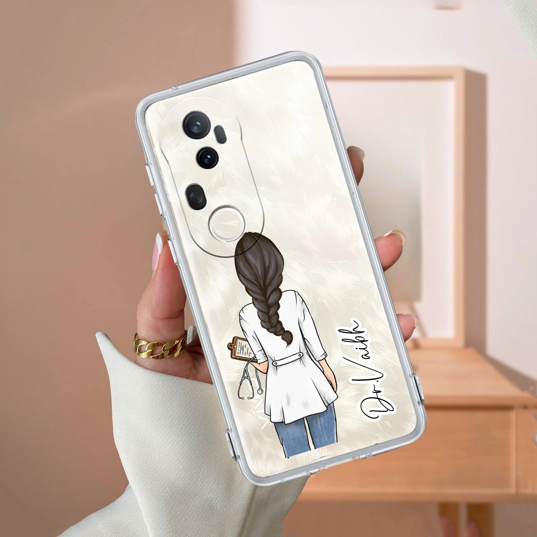 Doctor Customized Transparent Silicon Case For Vivo T4 Ultra 5G