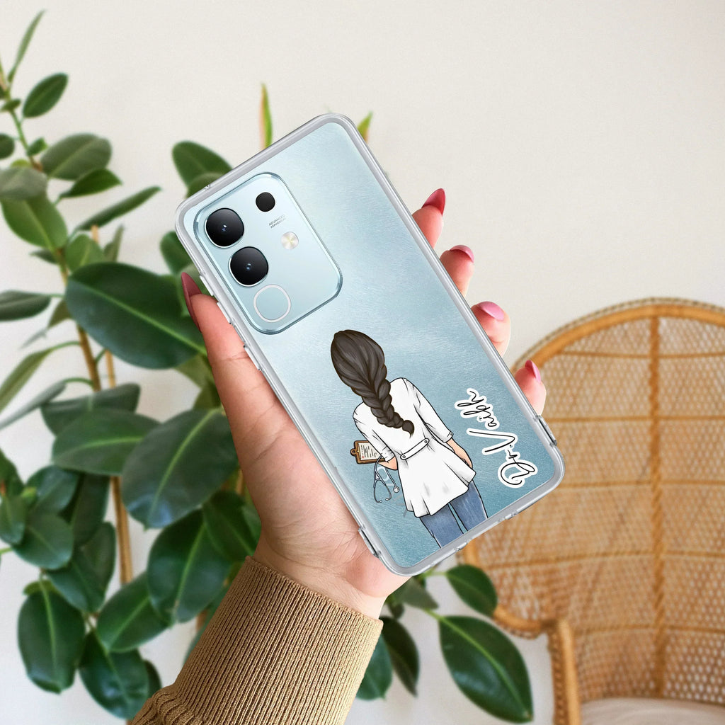 Doctor Customized Transparent Silicon Case For Vivo V23 5G