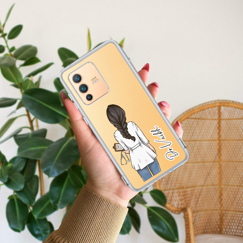 Doctor Customized Transparent Silicon Case For Vivo V23 5G