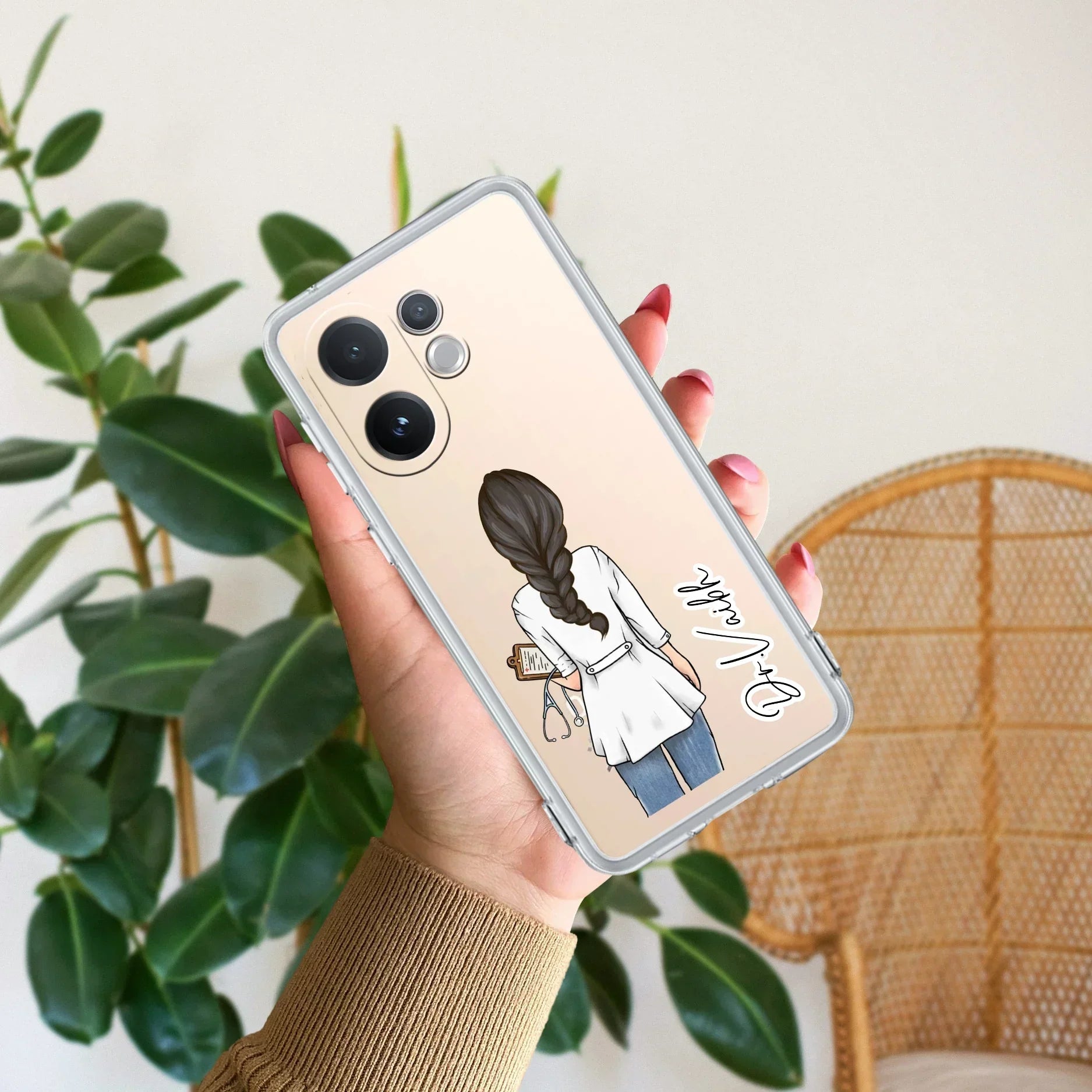 Doctor Customized Transparent Silicon Case For Vivo X200 FE
