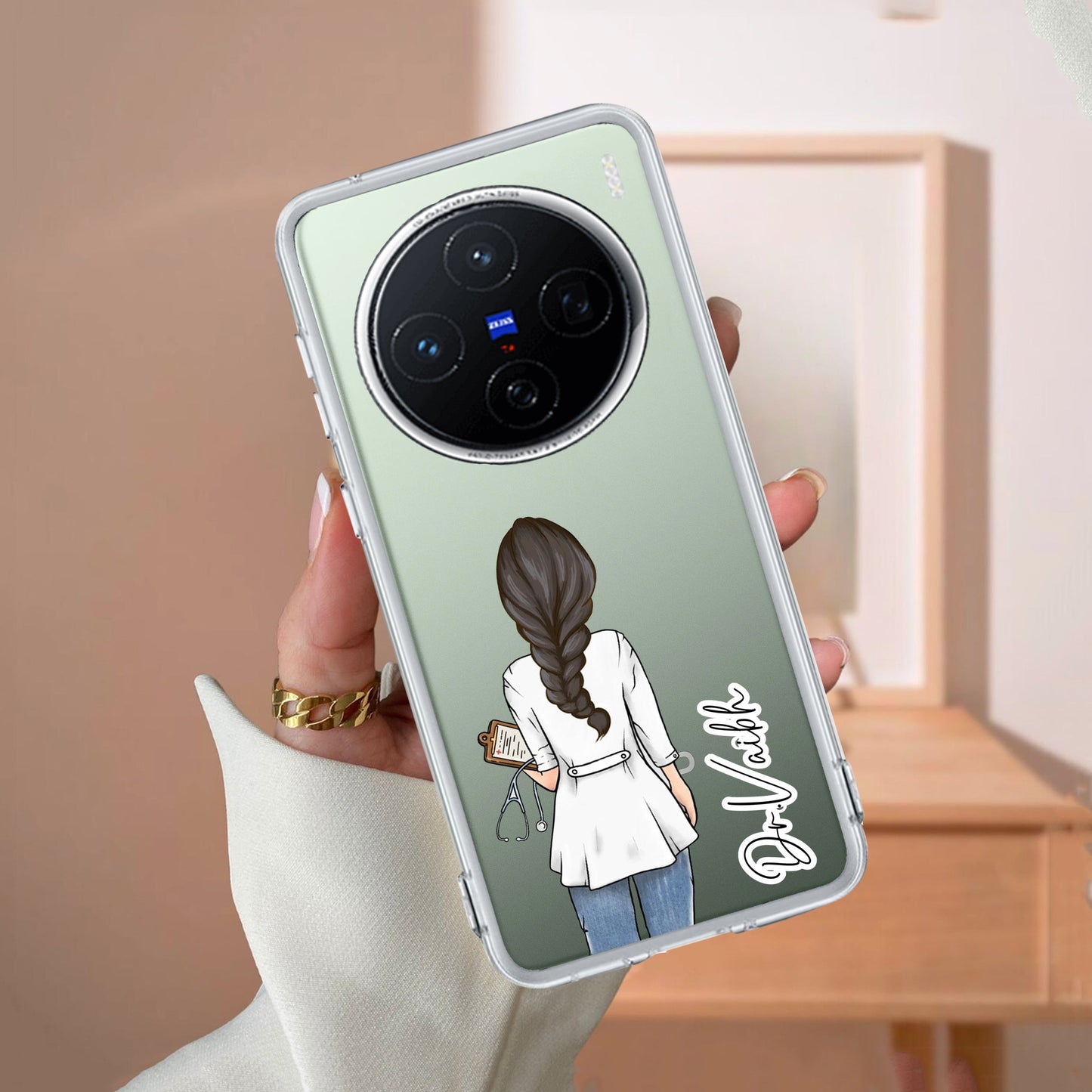 Doctor Customized Transparent Silicon Case For Vivo