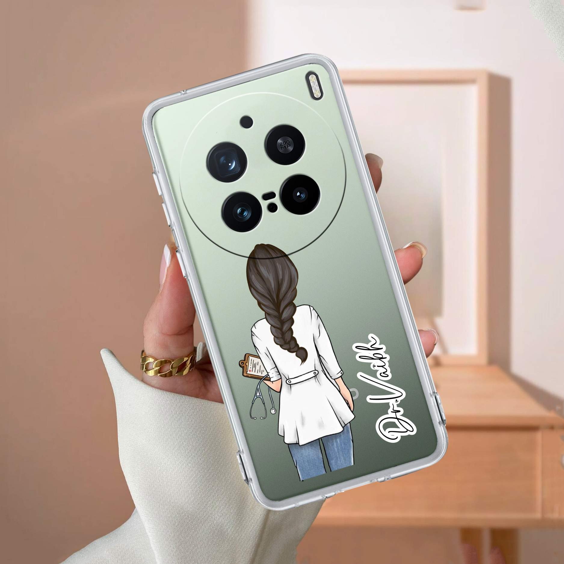 Doctor Customized Transparent Silicon Case For Vivo V40e 5G