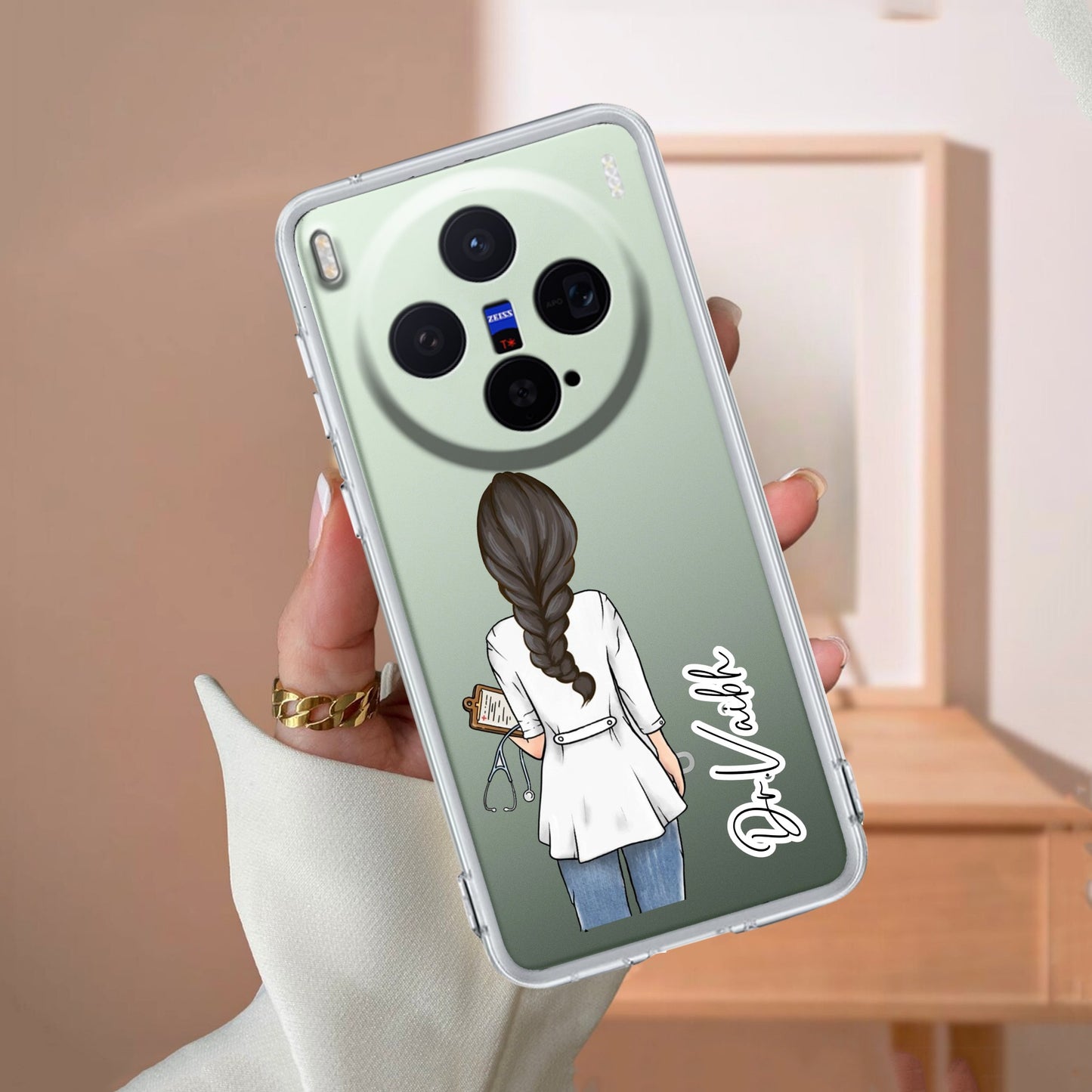 Doctor Customized Transparent Silicon Case For Vivo
