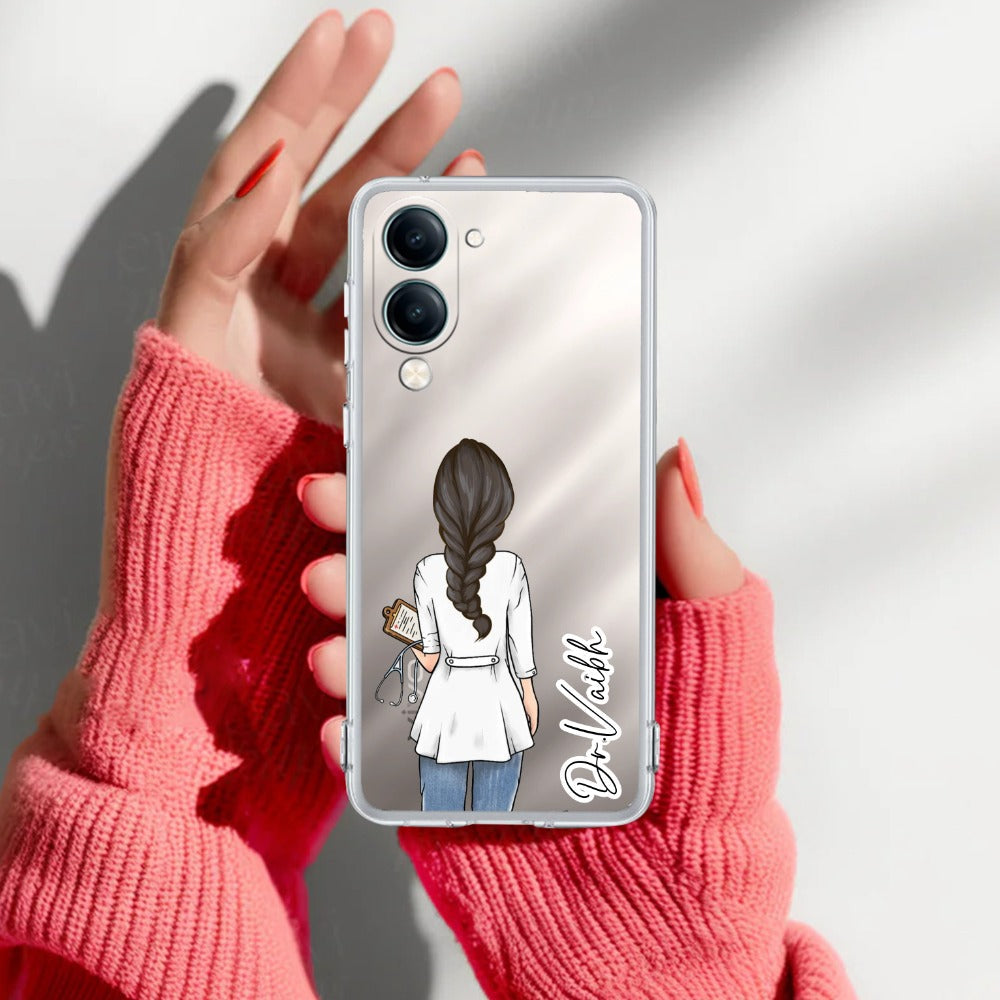 Doctor Customized Transparent Silicon Case For Vivo