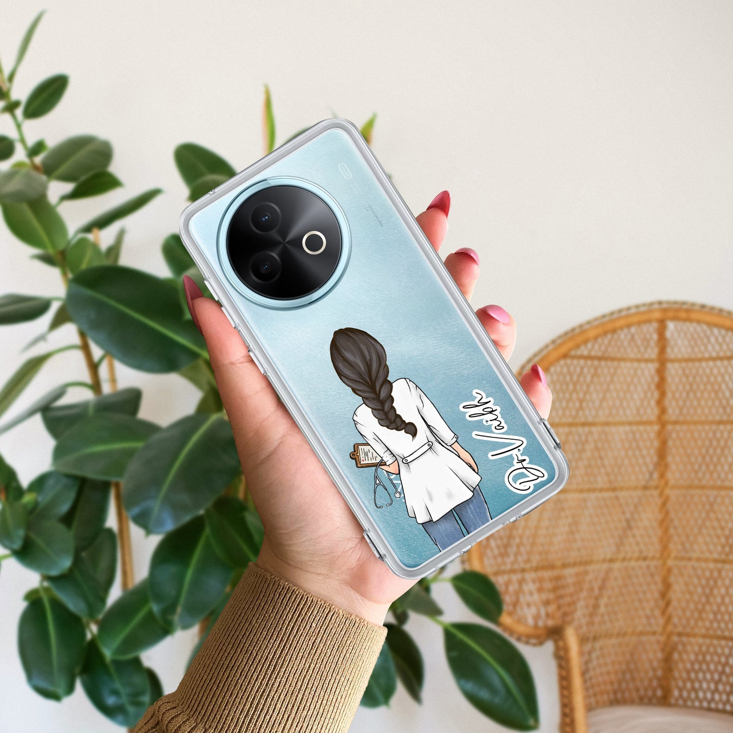 Doctor Customized Transparent Silicon Case For Vivo