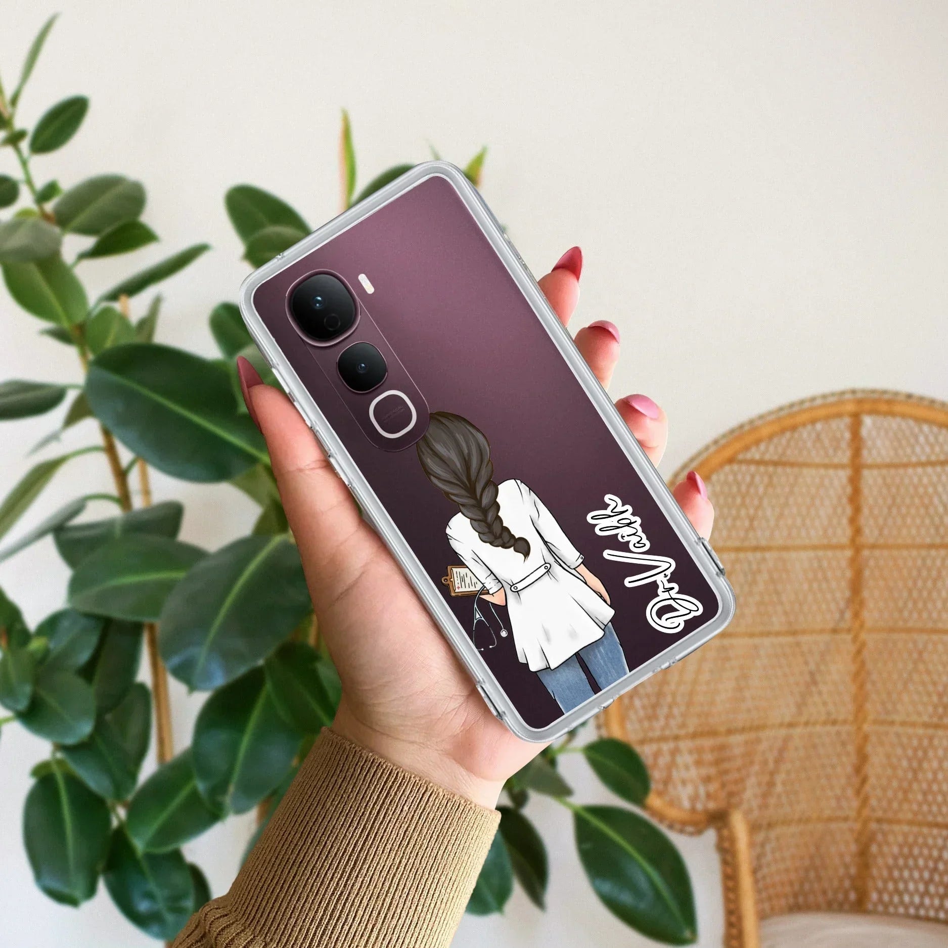 Doctor Customized Transparent Silicon Case For Vivo V29 Pro 5G