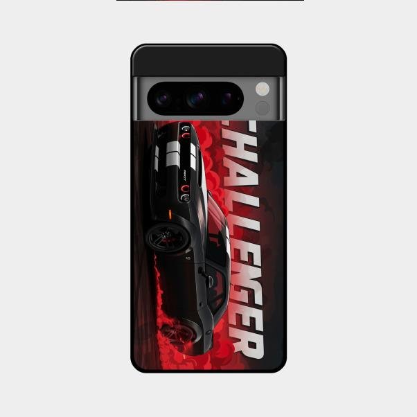 Dodge Challenger Glass Case Cover For Google Pixel 8 Pro 5G