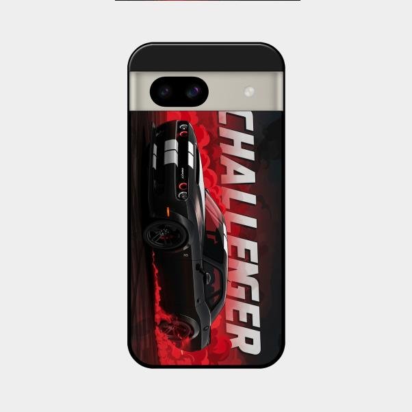 Dodge Challenger Glass Case Cover For Google Pixel 8A 5G