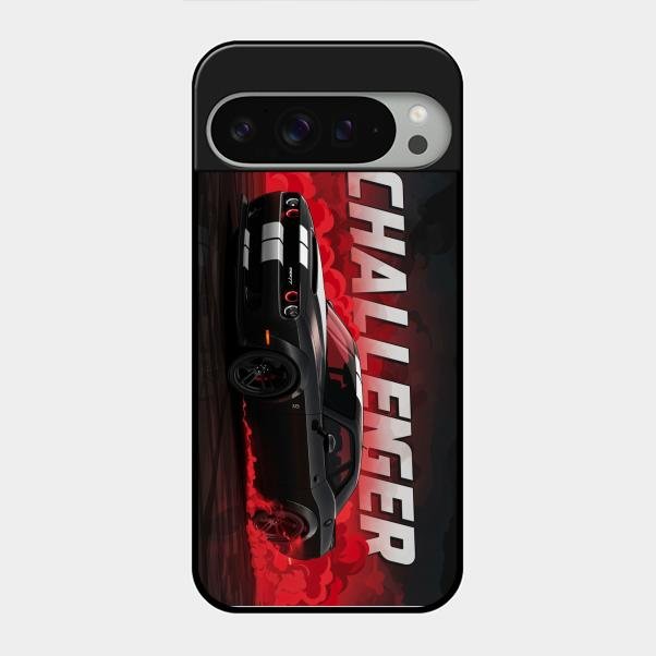 Dodge Challenger Glass Case Cover For Google Pixel 9 Pro Xl