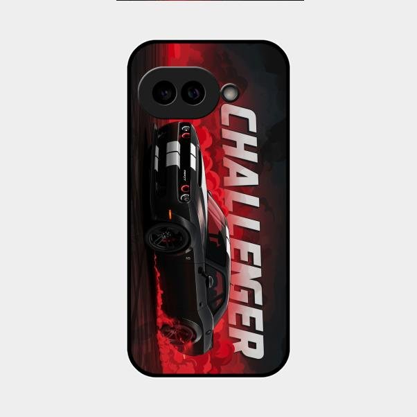 Dodge Challenger Glass Case Cover For Google Pixel 9A 5G