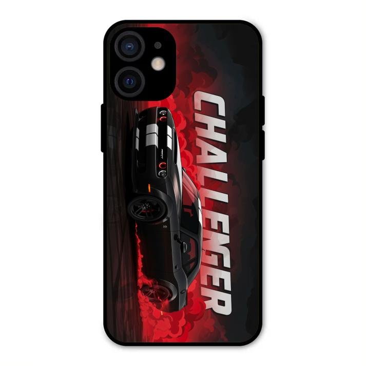 Dodge Challenger Glass Case Cover For iPhone 12 mini