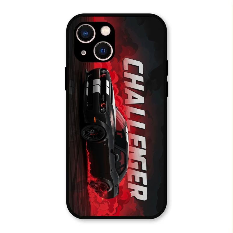 Dodge Challenger Glass Case Cover For iPhone 13