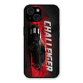 Dodge Challenger Glass Case Cover For iPhone 15 Plus