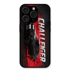 Dodge Challenger Glass Case Cover For iPhone 15 Pro Max
