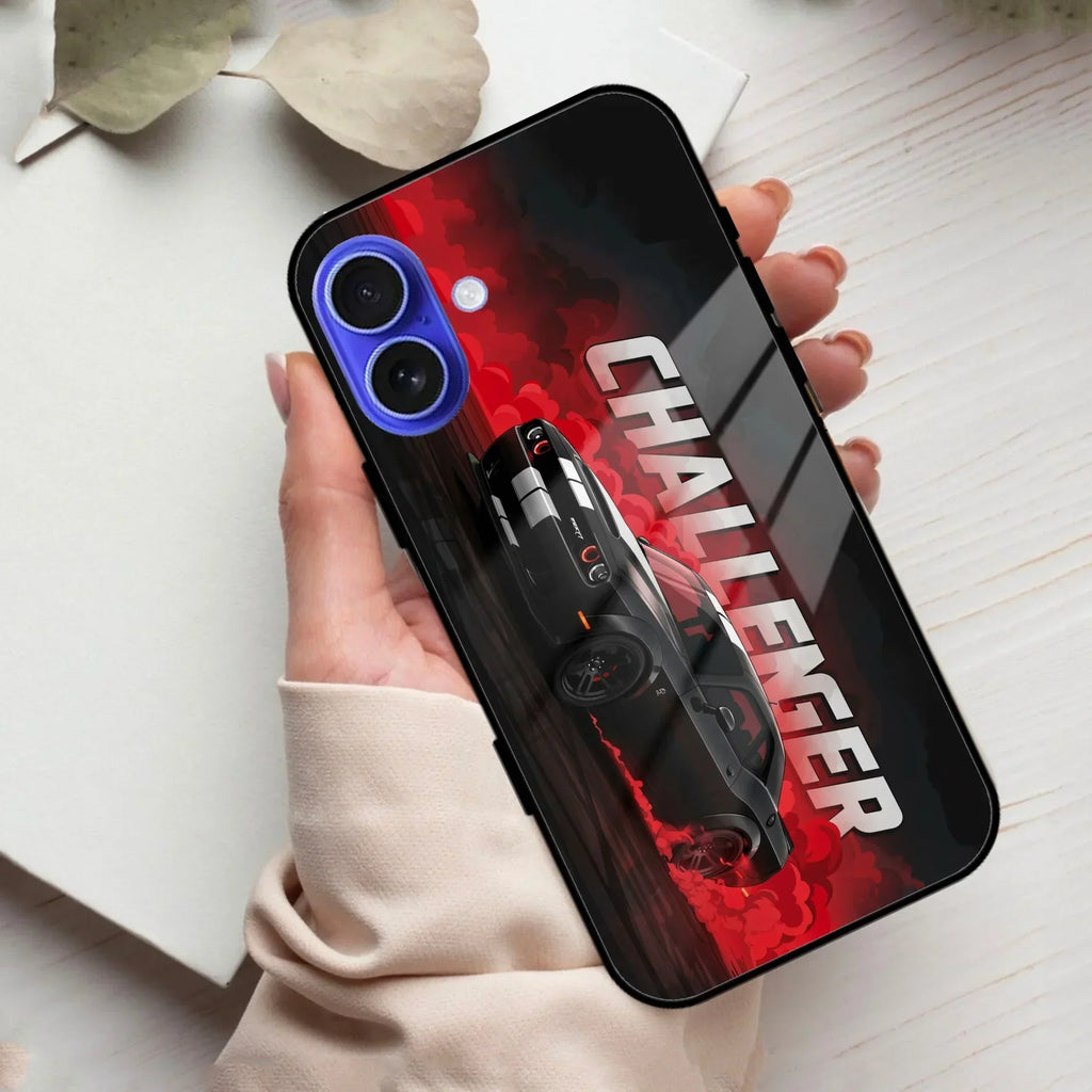 Dodge Challenger Glass Case Cover For iPhone - ShopOnCliQ