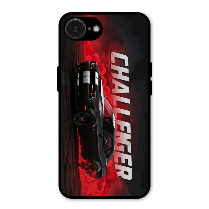 Dodge Challenger Glass Case Cover For iPhone 16e