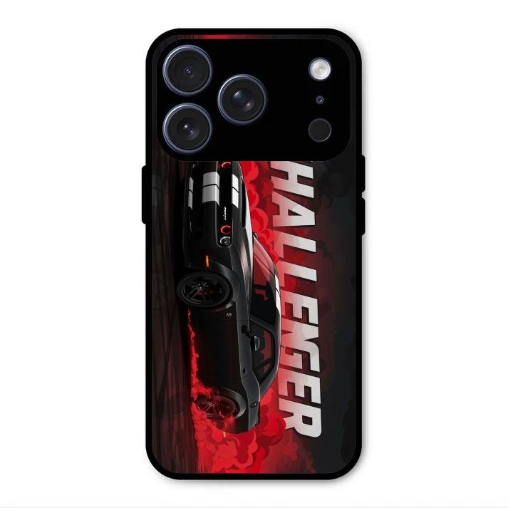 Dodge Challenger Glass Case Cover For iPhone 17 Pro