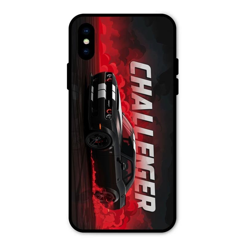 Dodge Challenger Glass Case Cover For iPhone XS