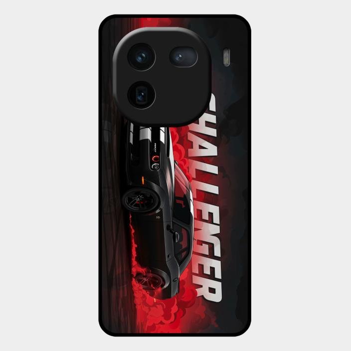 Dodge Challenger Glass Case Cover For Iqoo 12 5G