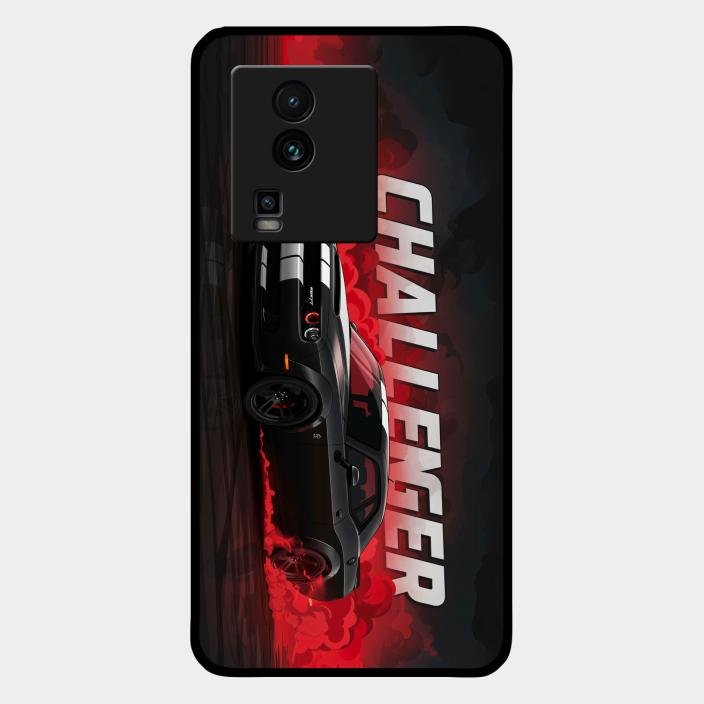 Dodge Challenger Glass Case Cover For Iqoo Neo 7 5G