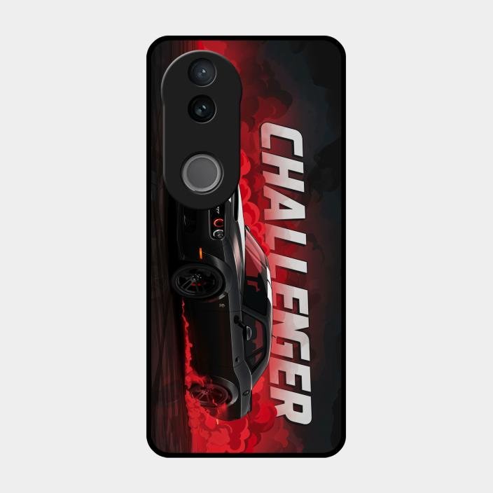 Dodge Challenger Glass Case Cover For Iqoo Z10R