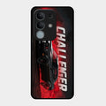 Dodge Challenger Glass Case Cover For iQOO Z10x 5G