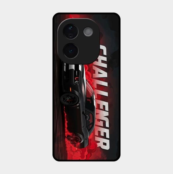 Dodge Challenger Glass Case Cover For Iqoo Z9S Pro 5G