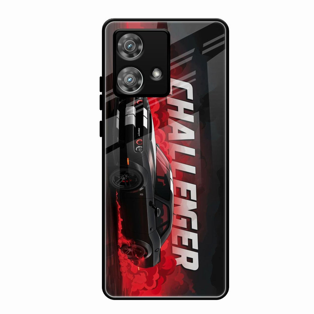 Dodge Challenger Glass Case Cover For Motorola Edge 40 5G