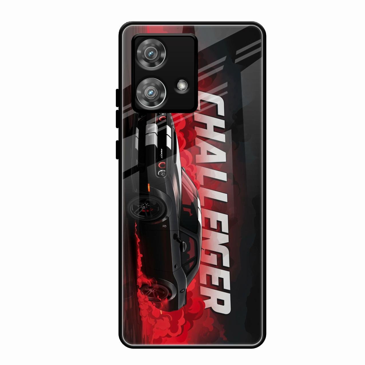 Dodge Challenger Glass Case Cover For Motorola Edge 40 5G
