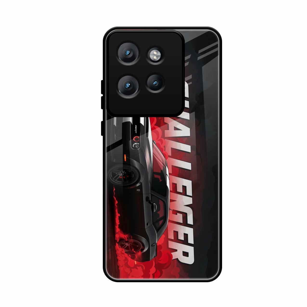 Dodge Challenger Glass Case Cover For Motorola Edge 50 Neo