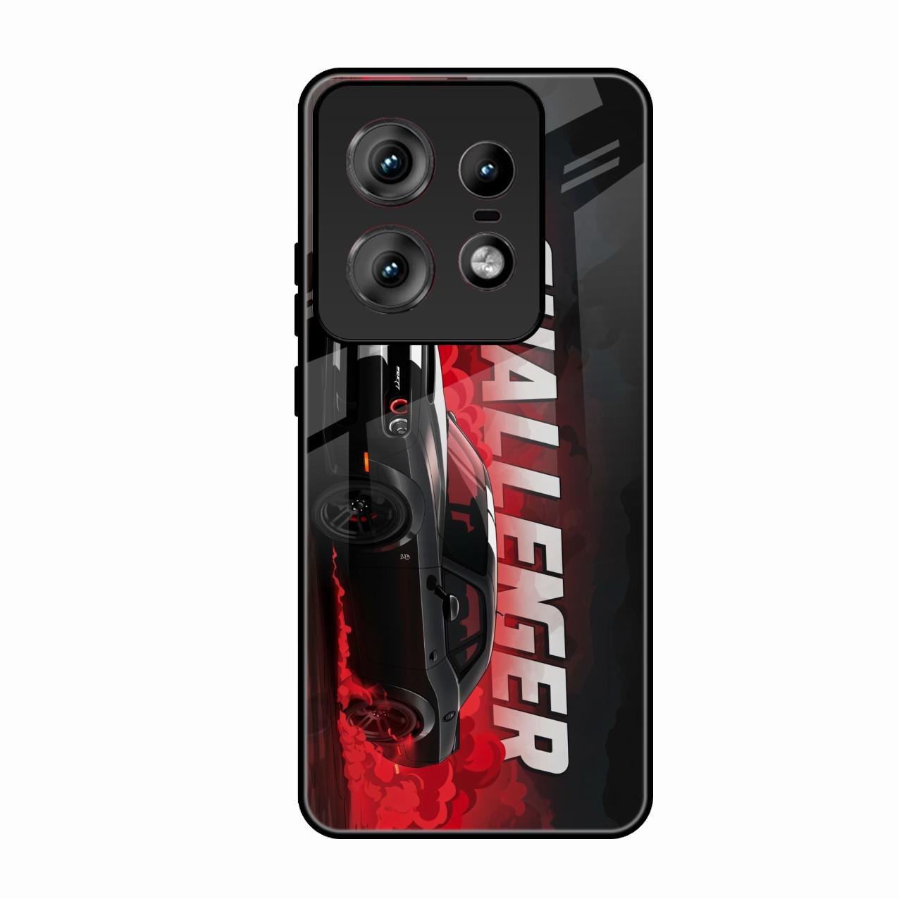 Dodge Challenger Glass Case Cover For Motorola Edge 50 Pro