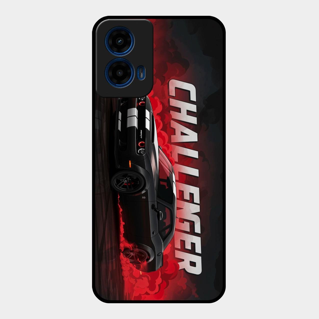 Dodge Challenger Glass Case Cover For Motorola G45 5G