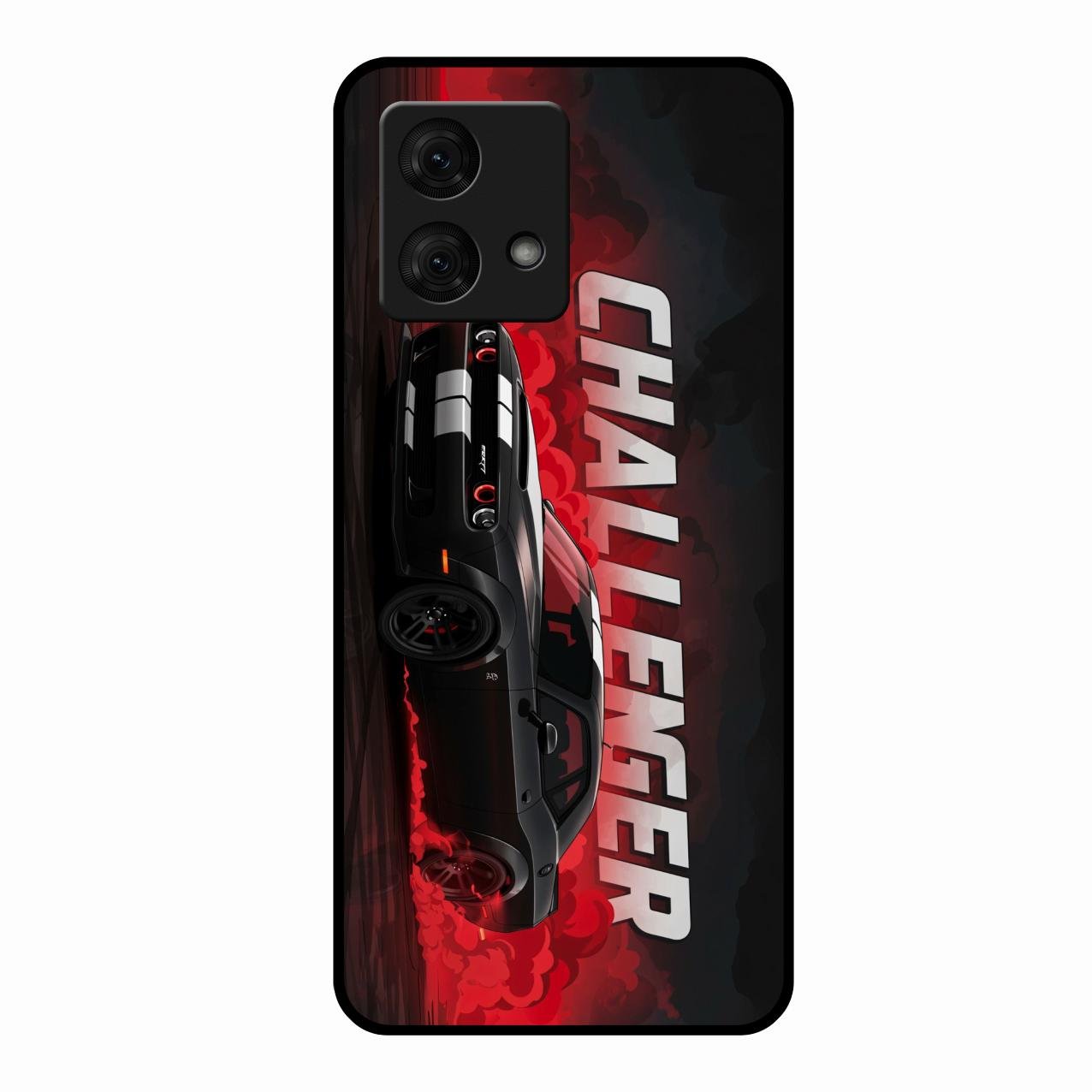 Dodge Challenger Glass Case Cover For Motorola g84 5G