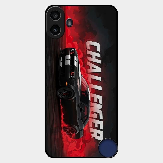 Dodge Challenger Glass Case Cover For Nothing Cmf Phone 1