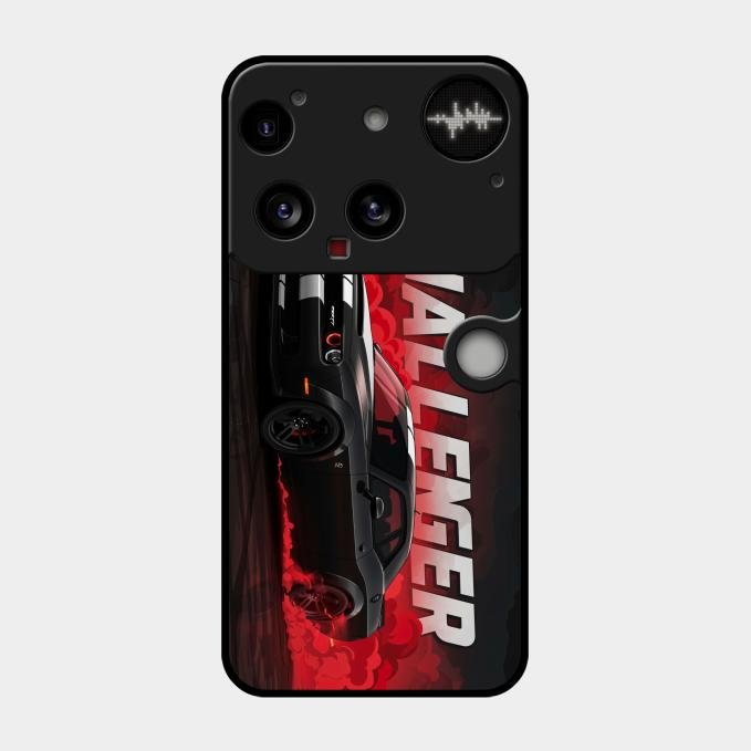 Dodge Challenger Glass Case Cover For Nothing Phone 3 5G