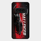 Dodge Challenger Glass Case Cover For Nothing Phone 3A 5G