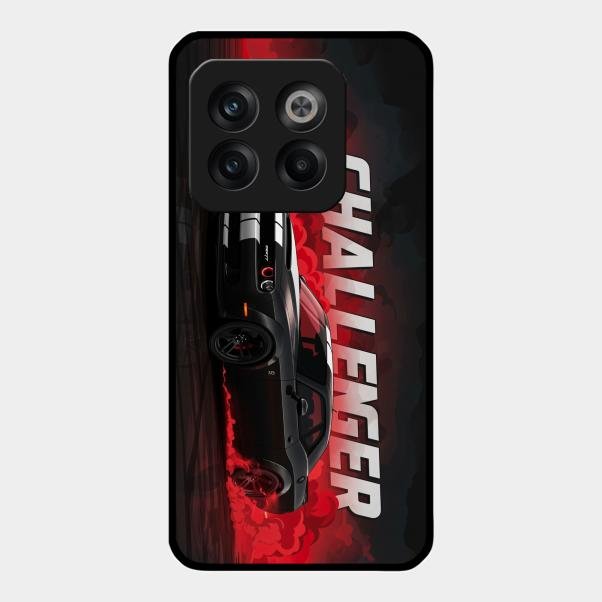 Dodge Challenger Glass Case Cover For Oneplus 10T 5G