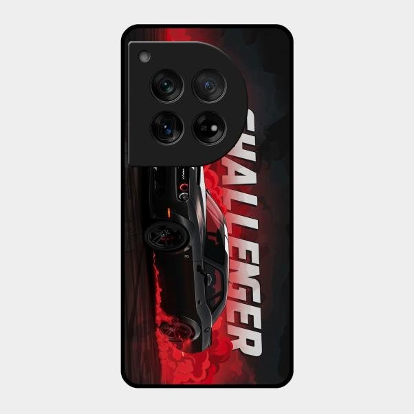 Dodge Challenger Glass Case Cover For Oneplus 12 5G