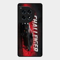 Dodge Challenger Glass Case Cover For Oneplus 12R 5G