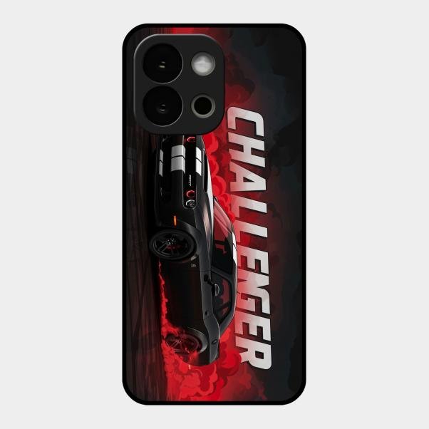 Dodge Challenger Glass Case Cover For Oneplus 13S 5G