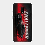 Dodge Challenger Glass Case Cover For Oneplus 7