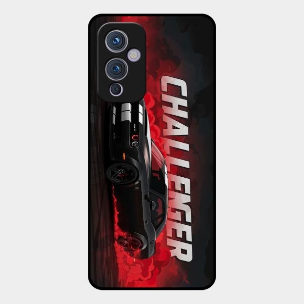 Dodge Challenger Glass Case Cover For Oneplus 9 5G
