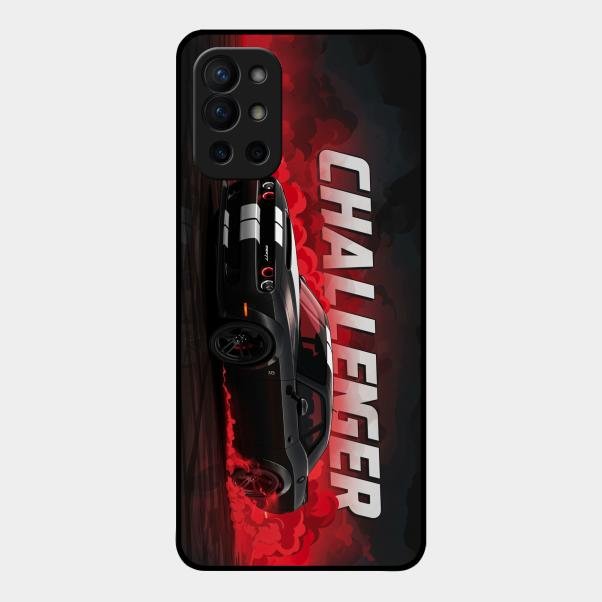 Dodge Challenger Glass Case Cover For Oneplus 9R 5G