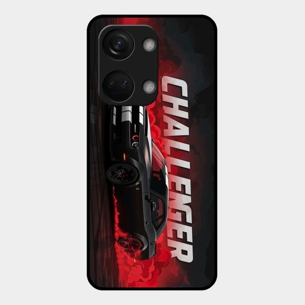 Dodge Challenger Glass Case Cover For Oneplus Nord 3 5G
