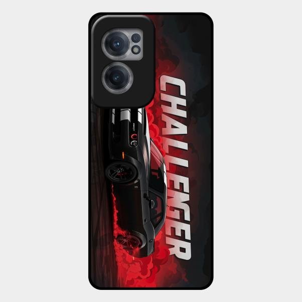Dodge Challenger Glass Case Cover For Oneplus Nord Ce 2 5G