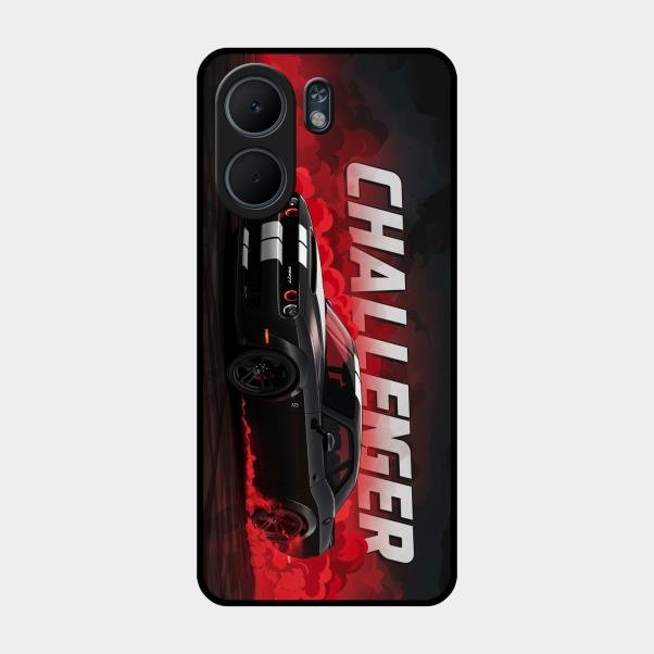 Dodge Challenger Glass Case Cover For Oppo A5X 5G