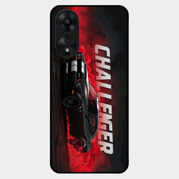 Dodge Challenger Glass Case Cover For Oppo A78 5G