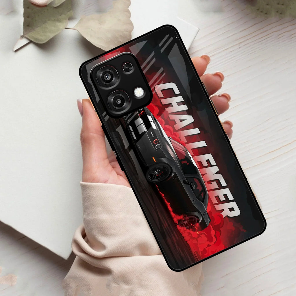Dodge Challenger Glass Case Cover For Oppo