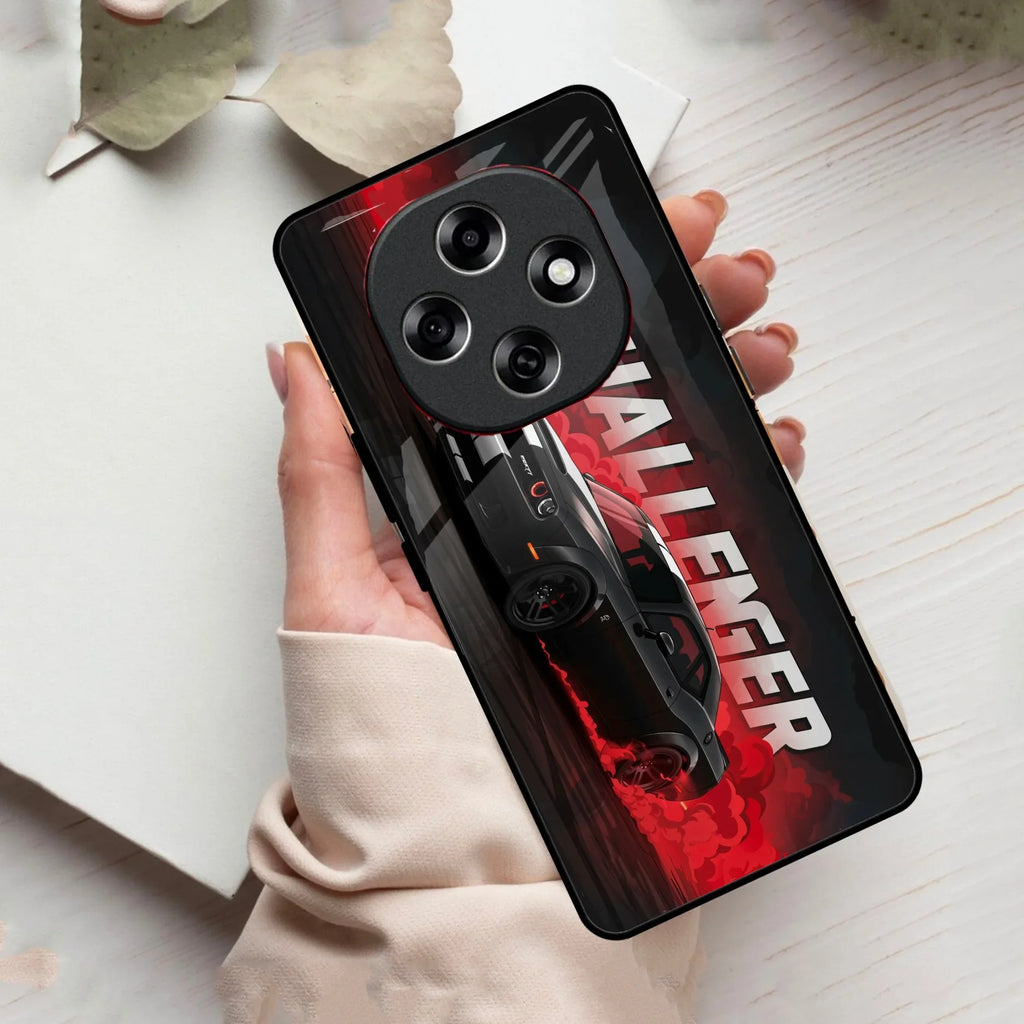 Dodge Challenger Glass Case Cover For Oppo